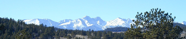 View of the 14,000' Sangre de Cristo mountain range from the NorthEast section of the Ranch......
