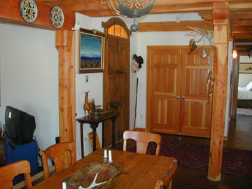 The Front Door and Dining area at Hasta La Vista
