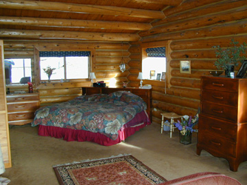 The 600 square foot Master Bedroom.....