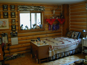 One of the Bedrooms in the Ranch House.......