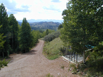 Dog Pen near the Ranch House..... The 2400 square foot Workshop is not visible from the Ranch House.........