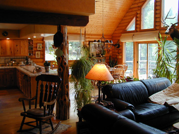 Another view of the Great Room and Kitchen........