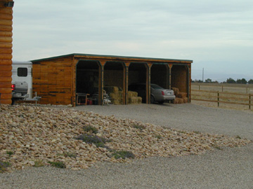 Detached Carport and Storage Area..........