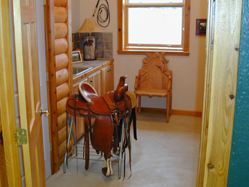 The Tack Room integrated into the main Ranch house........