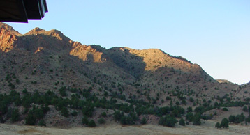 Sunset from the RiverHaven deck......