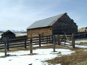 The main Barn with hay loft.......