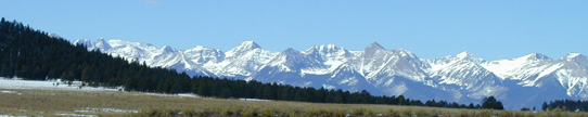 Sangre de Cristo means "Blood of Christ"..... So appropriate for mountains which are symbols of the Divine......