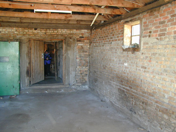 The entrance to the underground Root and Wine Cellar......