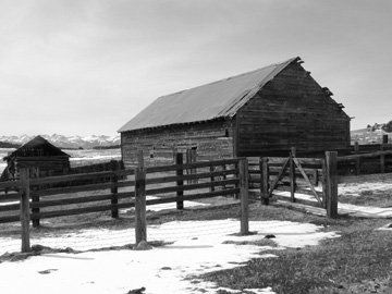 The Barn on the historic Tomsick Ranch.....
