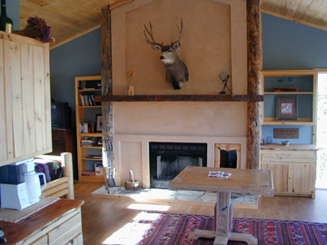 The Fireplace in the 3rd Bedroom........